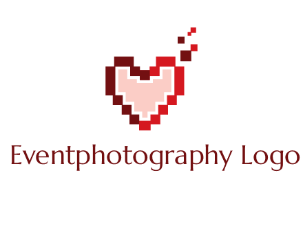 heart pixel icon
