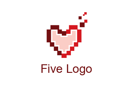 heart pixel icon