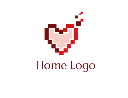 heart pixel icon