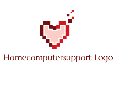 heart pixel icon