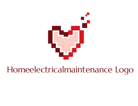 heart pixel icon