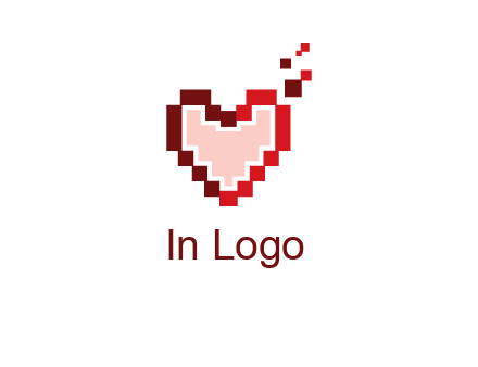 heart pixel icon