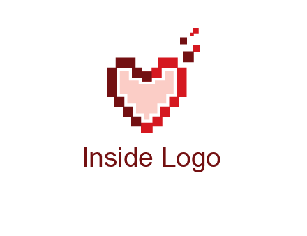 heart pixel icon