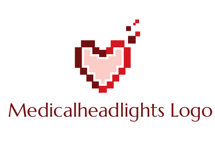 heart pixel icon