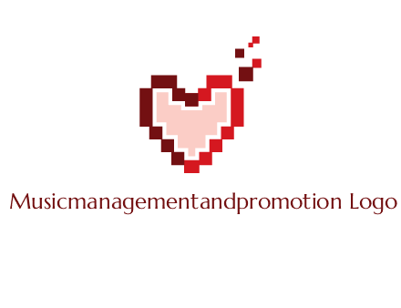 heart pixel icon