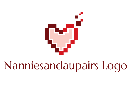 heart pixel icon