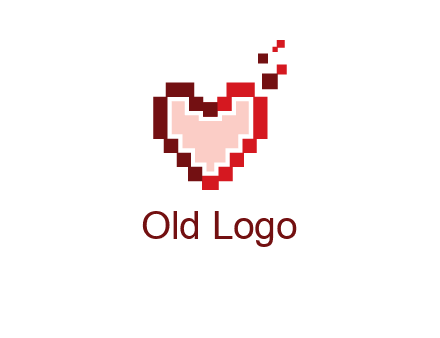 heart pixel icon