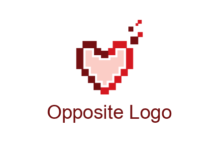 heart pixel icon