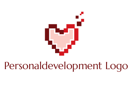 heart pixel icon