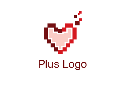 heart pixel icon
