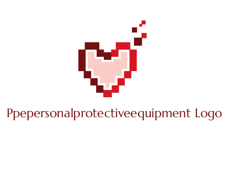 heart pixel icon
