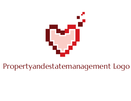 heart pixel icon