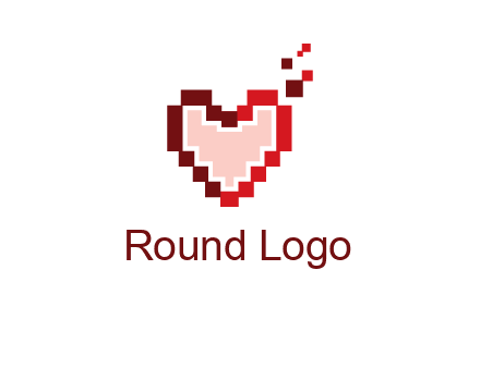 heart pixel icon
