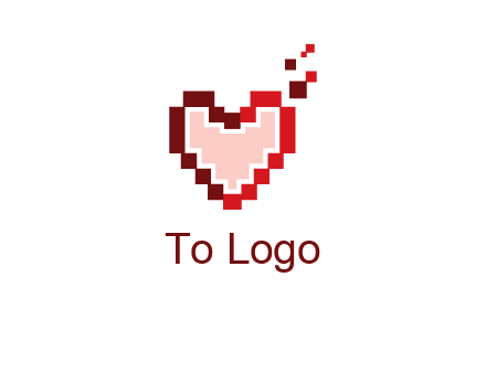 heart pixel icon