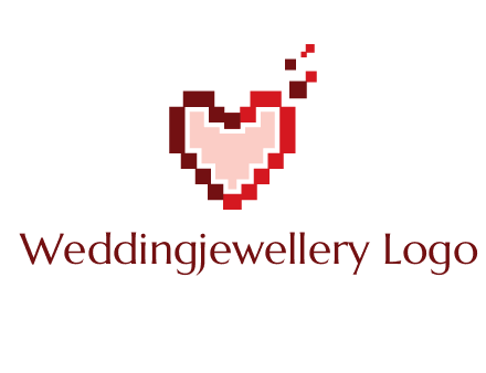 heart pixel icon