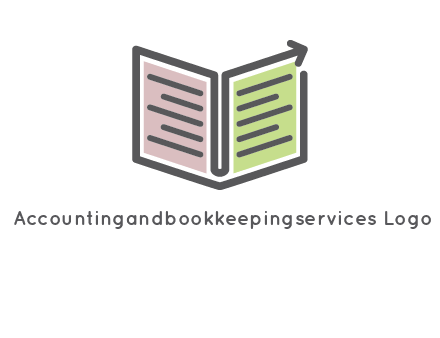 book with line arrow icon