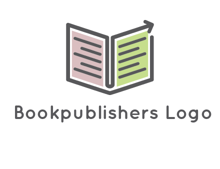 book with line arrow icon