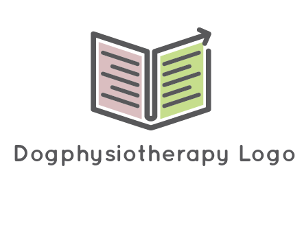 book with line arrow icon