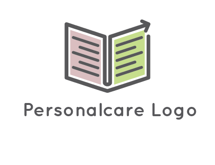 book with line arrow icon