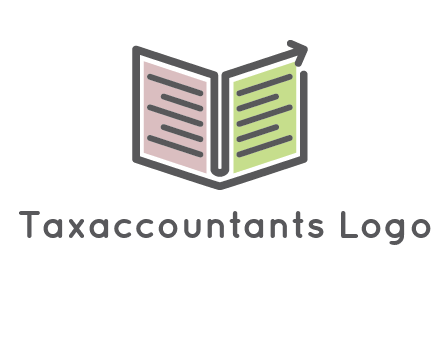 book with line arrow icon