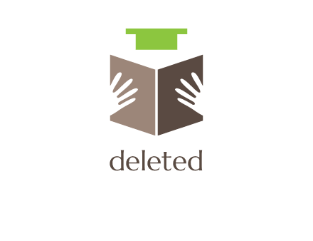 hand with book icon