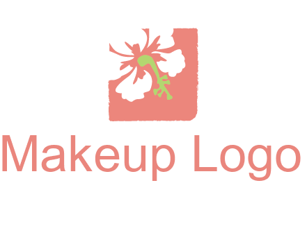 flower in square logo