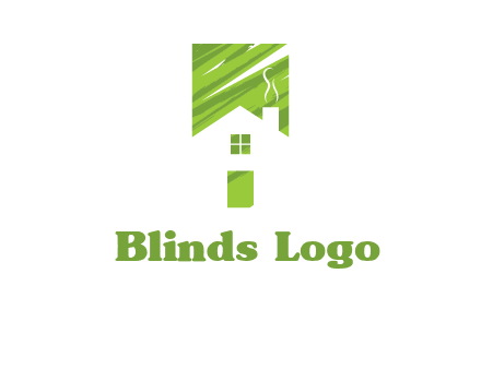 house in a rectangle logo