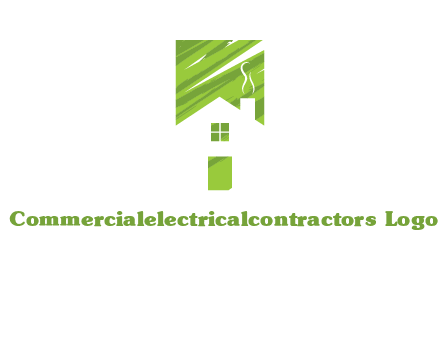 house in a rectangle logo
