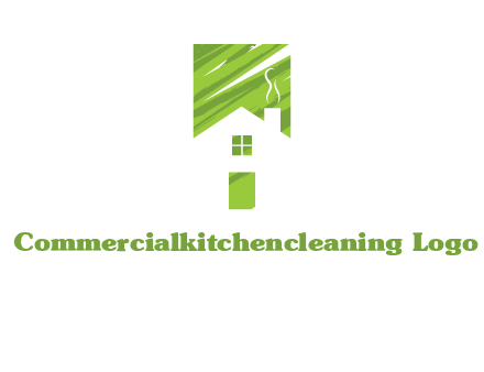 house in a rectangle logo