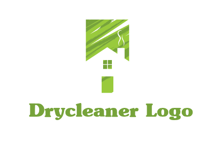 house in a rectangle logo