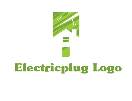 house in a rectangle logo
