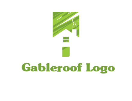 house in a rectangle logo
