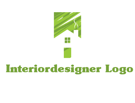 house in a rectangle logo