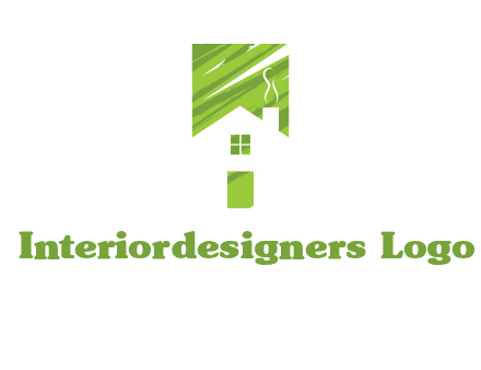 house in a rectangle logo