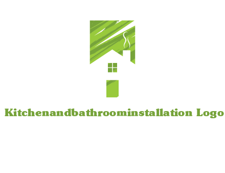 house in a rectangle logo
