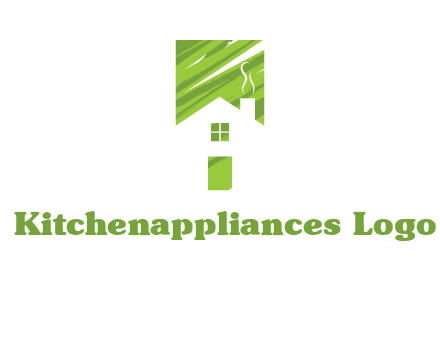 house in a rectangle logo
