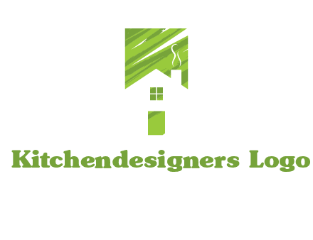 house in a rectangle logo