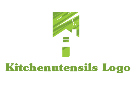 house in a rectangle logo