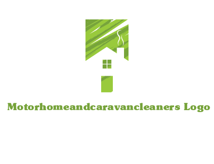 house in a rectangle logo