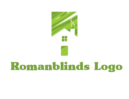 house in a rectangle logo