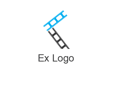 letter K with film strips