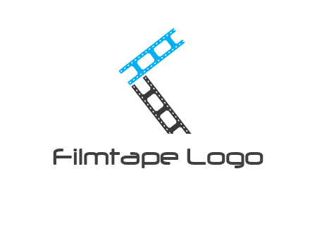 letter K with film strips