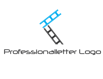 letter K with film strips