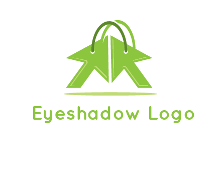 two arrows with bag handle symbol