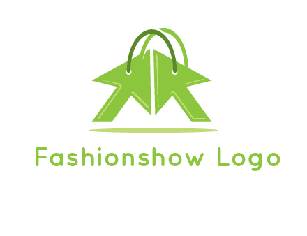 two arrows with bag handle symbol