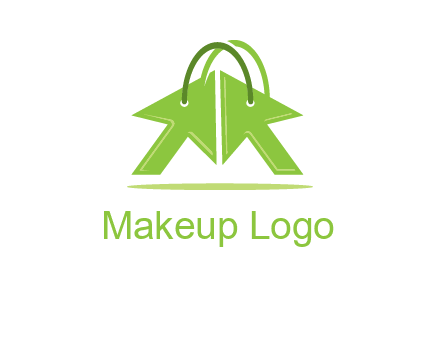 two arrows with bag handle symbol