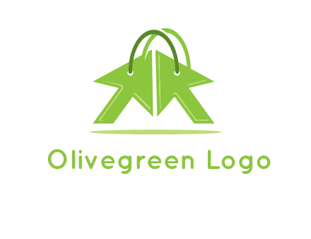 two arrows with bag handle symbol
