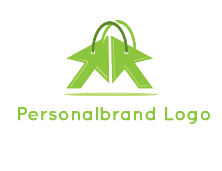 two arrows with bag handle symbol