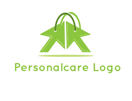 two arrows with bag handle symbol
