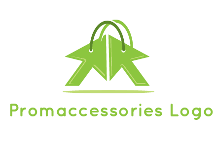 two arrows with bag handle symbol